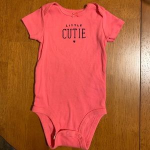 Carter’s little cutie onesie